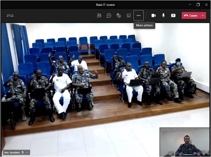 MAIDEN ONLINE IT BASIC TRAINING FOR KENYAN NAVY Image 1