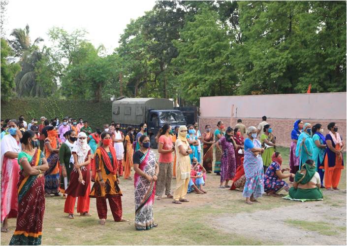 DISTRUBUTION OF DRY RATION TO COVID AFFECTED FAMILIES Image 1