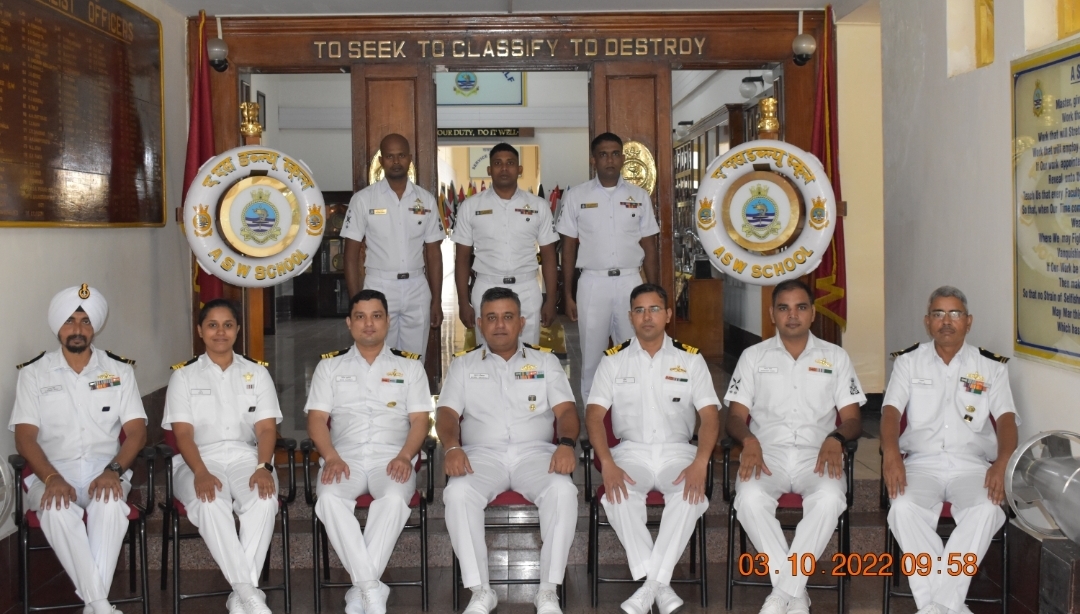 Passing out ceremony of ASW foreign course Image
