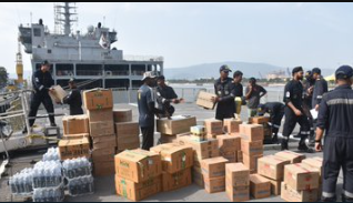 INS Satpura on a HADR mission to Myanmar Image