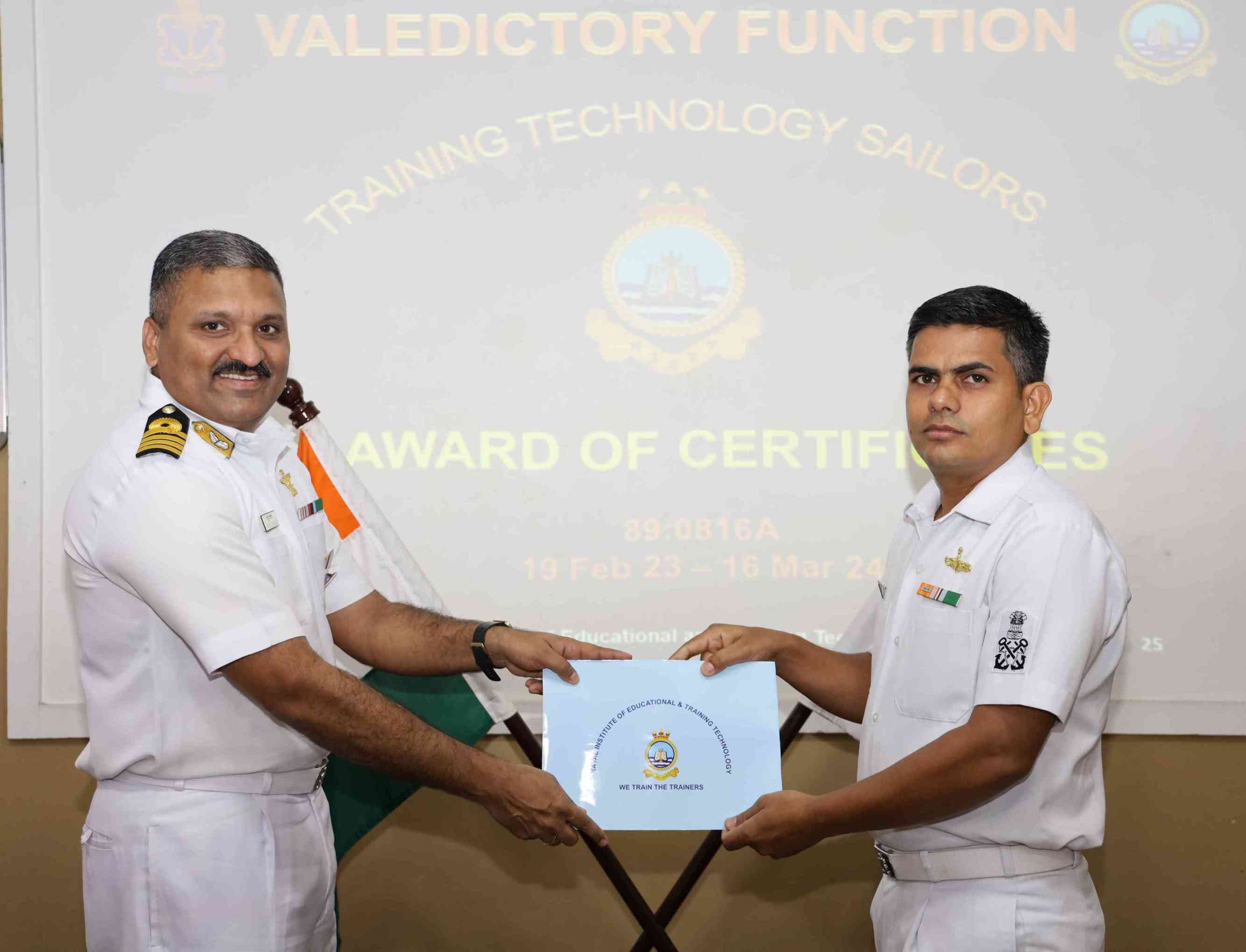 TTS 89.0816A COURSE CLOSING CEREMONY AT NIETT Image 2