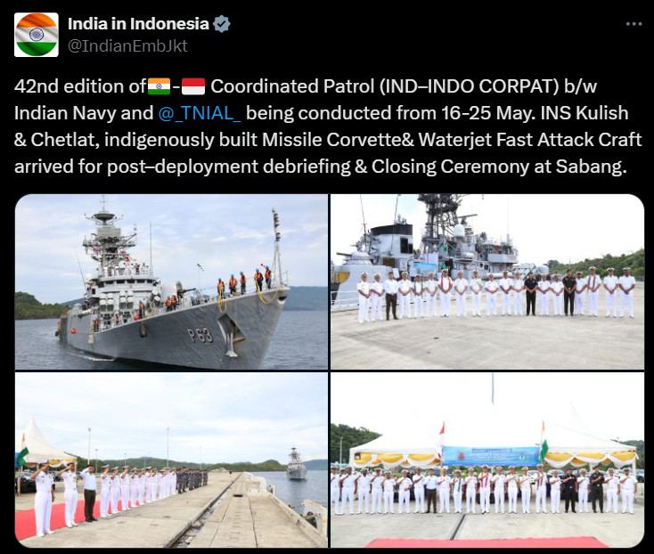 42nd IND- INDO CORPAT Image